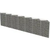 vidaXL Gabion mand 450x30x100 cm gegalvaniseerd staal