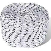 vidaXL Boottouw polyester gevlochten 8mmx50m