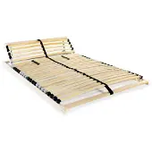 vidaXL Lattenbodem met 28 latten 7 zones 140x200 cm