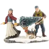 Luville Kerstfiguur Carrying a tree