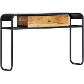 vidaXL Wandtafel 118x30x75 cm massief mangohout