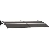 vidaXL Deurluifel 240x75 cm PC zwart