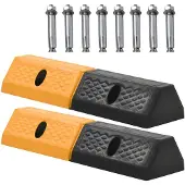 vidaXL Parkeerblokken 49x15x9 cm rubber 2 st