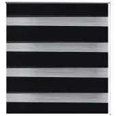vidaXL Duo Rolgordijn 50x100cm Zwart online kopen