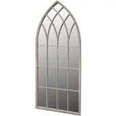 vidaXL gotische boogvormige tuinspiegel 115x50cm