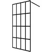 vidaXL Inloopdouchewand 90x195 cm transparant gehard glas