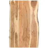 vidaXL Tafelblad 100x(50-60)x3,8 cm massief acaciahout