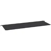 vidaXL Tuinbankkussen 150x50x3 cm oxford stof zwart