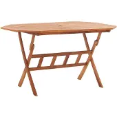 vidaXL Tuintafel inklapbaar 135x85x75 cm massief acaciahout