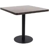 vidaXL Bistrotafel 80x80 cm MDF donkerbruin