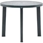 vidaXL Tuintafel 89 cm kunststof groen
