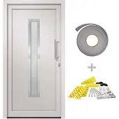 vidaXL Voordeur 98x208 cm wit