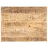 vidaXL Tafelblad 25-27 mm 70x60 cm massief mangohout