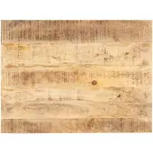 vidaXL Tafelblad 15-16 mm 90x70 cm massief mangohout
