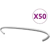 vidaXL Gabionhaken 50 st 15 cm gegalvaniseerd staal