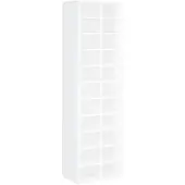 vidaXL Schoenenkast 54x34x183 cm bewerkt hout wit
