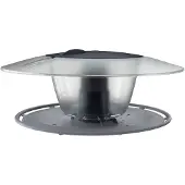 Prosperplast Vogelvoedersilo - grijs - vogelvoederplek - 30 cm - Vogel voedersilo
