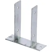 Intergard U-pergoladrager paalhouder op plaat 101mm