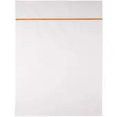 Briljant Baby laken Minimal junior 75 x 100 cm katoen wit/geel