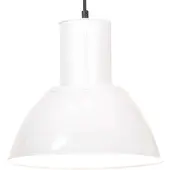 vidaXL Hanglamp rond 25 W E27 28,5 cm wit