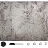 vidaXL Magneetbord wandmontage 50x50 cm glas