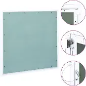 vidaXL Toegangspaneel met aluminium frame en gipsplaat 600x600 mm