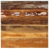 vidaXL Tafelblad vierkant 15-16 mm 70x70 cm massief gerecycled hout