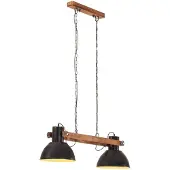 Möbelando vidaXL Hanglamp, industriële stijl, 25W, zwart, 109 cm, E27