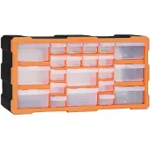 vidaXL Organizer met meerdere lades, 22 lades, 49x16x25,5 cm