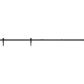 vidaXL Ophangset voor minischuifdeur 183 cm koolstofstaal