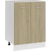 vidaXL Onderkast Lyon 60x46x81,5 cm bewerkt hout sonoma eikenkleurig