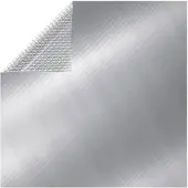 vidaXL Zwembadhoes 975x488 cm PE zilverkleurig