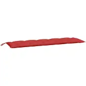 vidaXL Tuinbankkussen 180x50x7 cm oxford stof rood