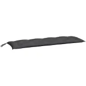 vidaXL Tuinbankkussens 2 st 150x50x7 cm oxford stof antracietkleurig