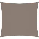 vidaXL Zonnescherm vierkant 6x6 m oxford stof taupe