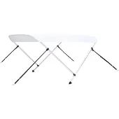 vidaXL Biminitop 2-boogs 180x150x110 cm wit