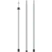 vidaXL Luifelstok telescopisch 102-260 cm aluminium