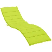 vidaXL Ligbedkussen 200x70x3 cm oxford stof heldergroen