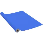 vidaXL Meubelfolie zelfklevend 500x90 cm PVC hoogglans blauw