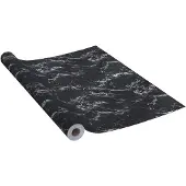 vidaXL Meubelfolie zelfklevend 500x90 cm PVC steenzwart