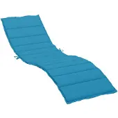vidaXL Ligbedkussen 200x70x3 cm oxford stof blauw
