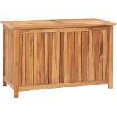 vidaXL Opbergbox 90x50x58 cm massief teakhout