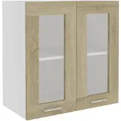 vidaXL Bovenkast Lyon 60x31x60 cm bewerkt hout sonoma eikenkleurig