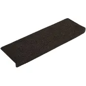 vidaXL Trapmatten Zelfklevend 15 stuks 65x21x4 cm Donkerbruin