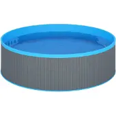 vidaXL Splasher pool 350x90 cm grijs