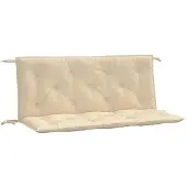vidaXL Tuinbankkussens 2 st 120x50x7 cm oxford stof beige