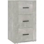 vidaXL Dressoir 40x33x70 cm bewerkt hout betongrijs