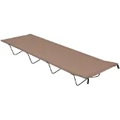 vidaXL Campingbed 180x60x19 cm oxford stof en staal taupe