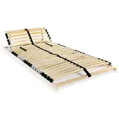 vidaXL Lattenbodem met 28 latten 7 zones 80x200 cm