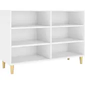 vidaXL Dressoir 103,5x35x70 cm bewerkt hout wit